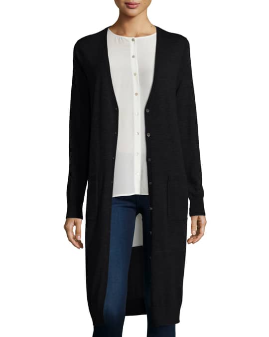 Eileen Fisher Ultrafine Merino Long Cardigan Neiman Marcus