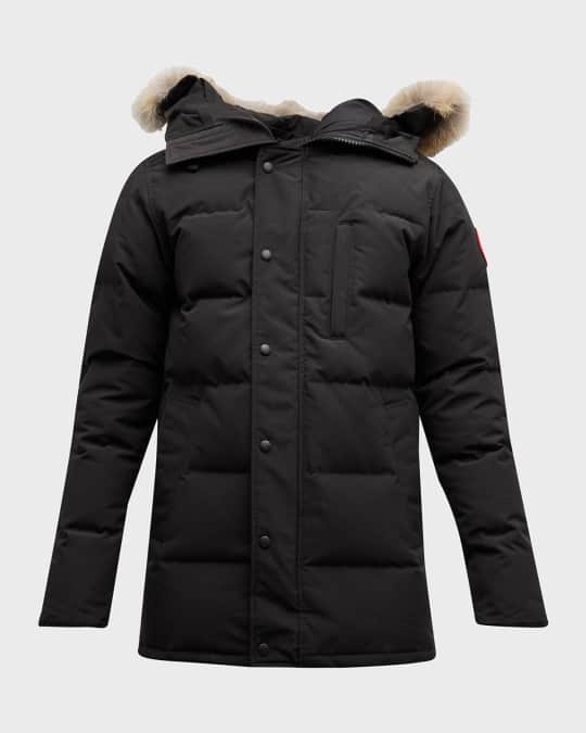 Carson Down Parka with Fur Trim Hood