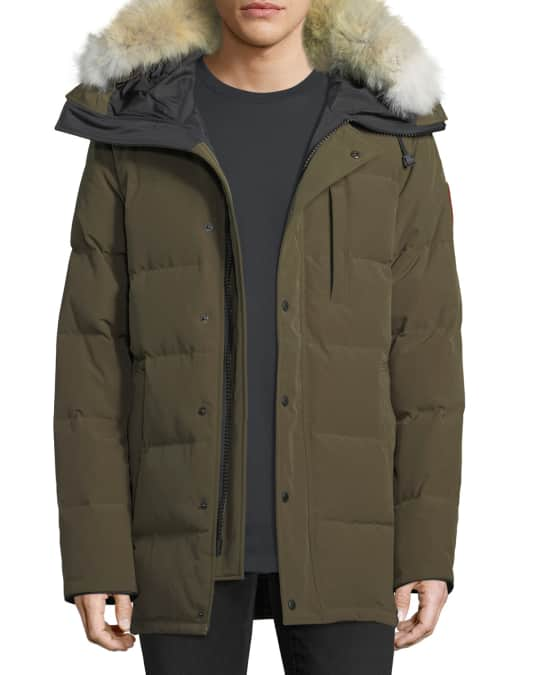 Canada Goose Carson Down Parka with Fur-Trim Hood | Neiman Marcus