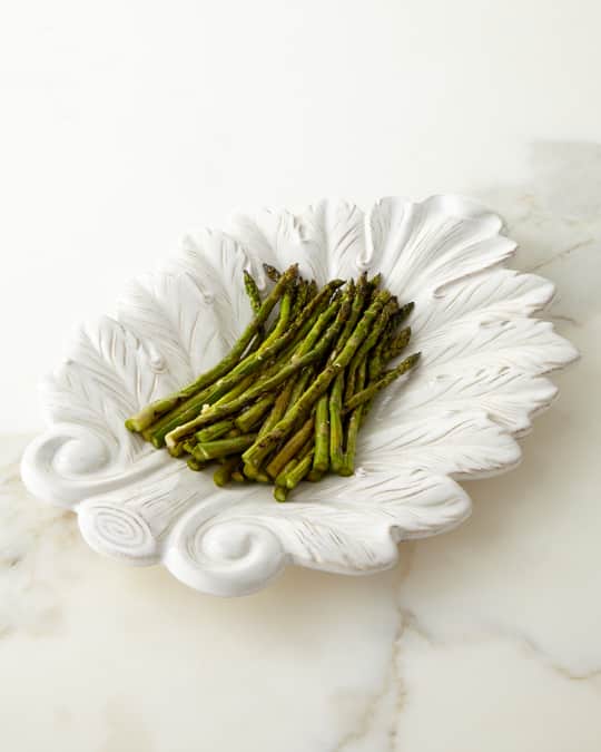 Juliska Acanthus Leaf 16" Platter Neiman Marcus