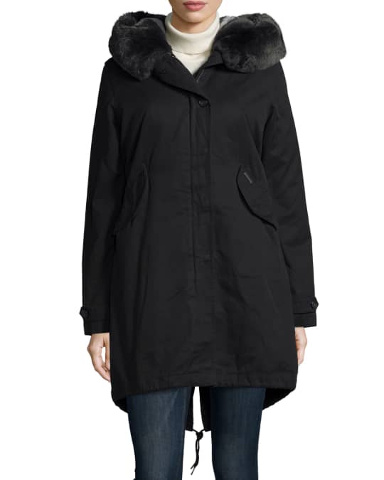 Woolrich Literary Rex Drawstring Parka W Fur Lined Hood Neiman