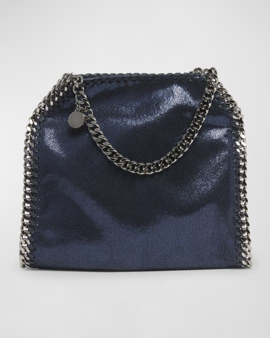 【関税送料込】STELLA MCCARTNEY FALABELLA chain small tote Women Gray Limited-Edition Falabella Chain Cage Mini Tote