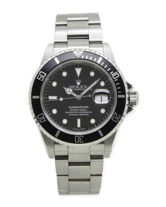 Crown Caliber Classic Rolex Men s Submariner Watch Neiman Marcus