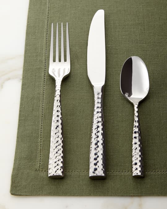 20-Piece Lucca Faceted Flatware Service