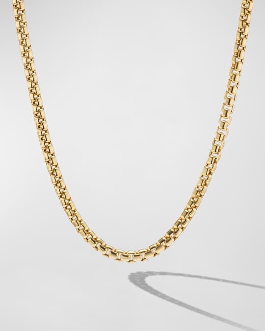 David Yurman Men's Box Chain Necklace in 18K Gold, 26