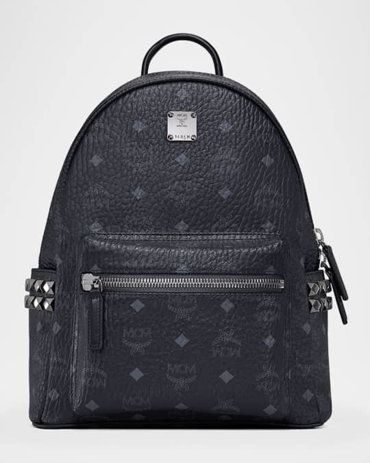 MCM Stark Visetos Small Side-Stud Backpack Neiman Marcus
