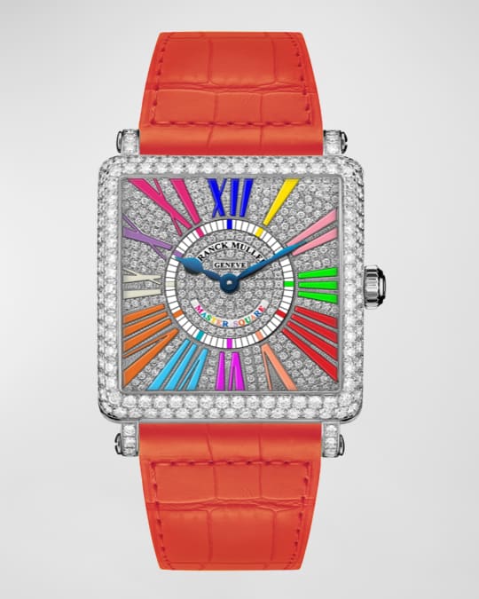 Square diamond watch sale