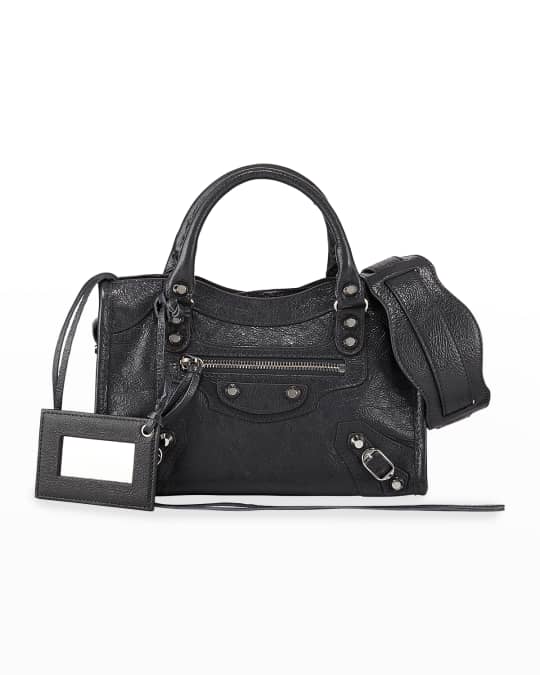 Balenciaga Metallic Edge Classic Mini City Crossbody Bag Neiman