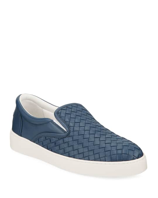 Bottega Veneta Woven Leather Slip-On Sneaker | Neiman Marcus