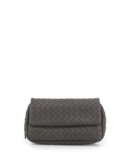 Bottega Veneta Woven Mini Crossbody Bag, Black | Neiman Marcus