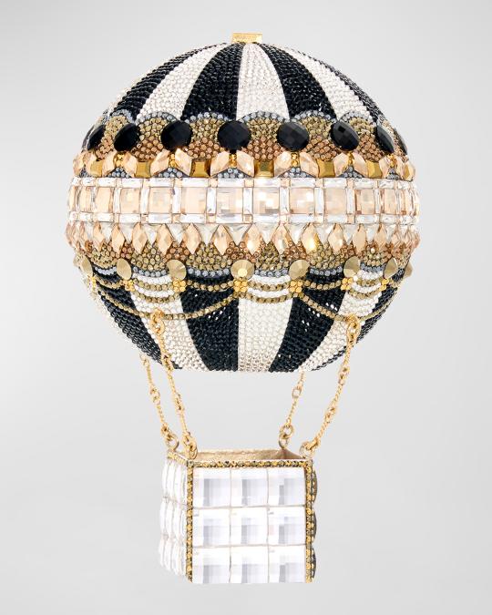 Judith Leiber Couture Rozier Crystal Hot Air Balloon Minaudiere ...