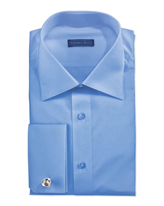 Stefano Ricci Basic French-Cuff Dress Shirt