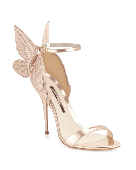 Sophia Webster Chiara Butterfly Wing Ankle-Wrap Sandals | Neiman Marcus