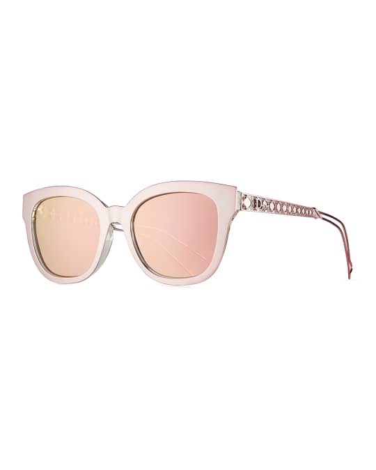 Diorama caged mirrored 2025 sunglasses