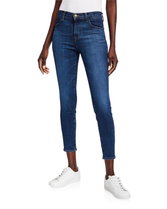 J Brand Alana High-Rise Crop Skinny Jeans | Neiman Marcus
