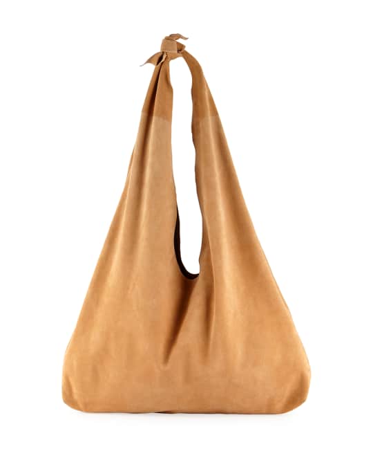 THE ROW Bindle Bag in Suede | Neiman Marcus