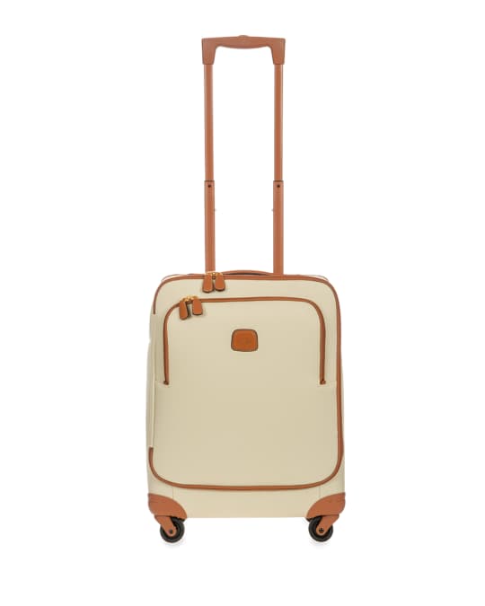 Bric's Firenze Cream 21" CarryOn Spinner Luggage Neiman Marcus