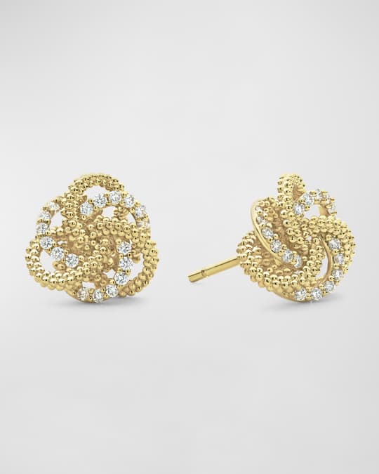 Lagos love new arrivals knot stud earrings