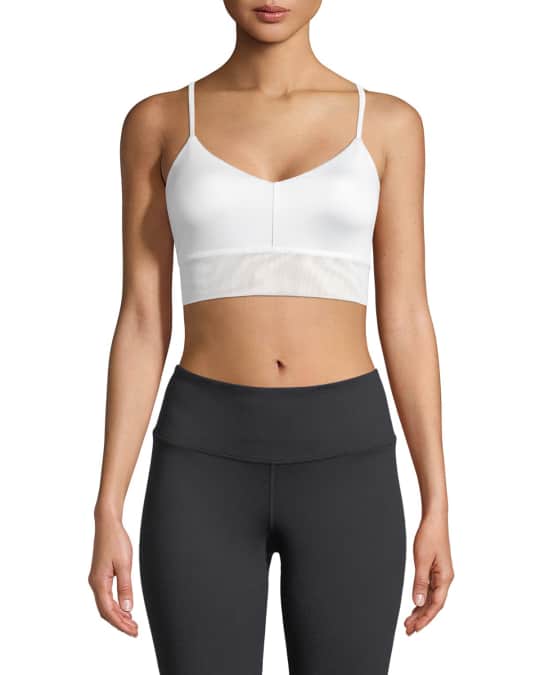 Alo Yoga Lush StrappyBack Sports Bra Neiman Marcus