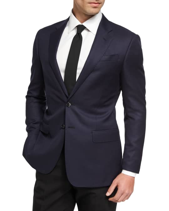 Giorgio Armani Men s Soft Basic Wool Two Button Sport Coat