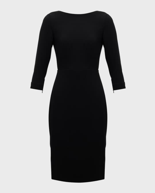 princess polly baby blue dress Black Mini Dress - Cape Sleeve Dress - One-Shoulder Mini Dress main image 1