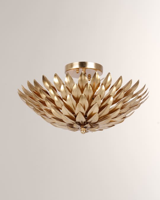 Broche 4-Light Golden Ceiling Fixture