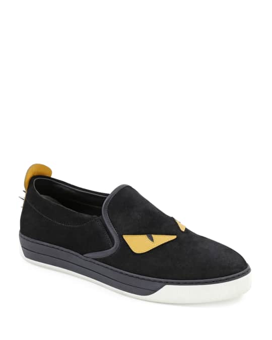 Fendi monster sale slip on shoes