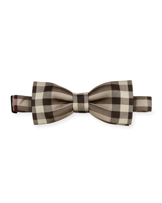 Burberry self tie bow tie store