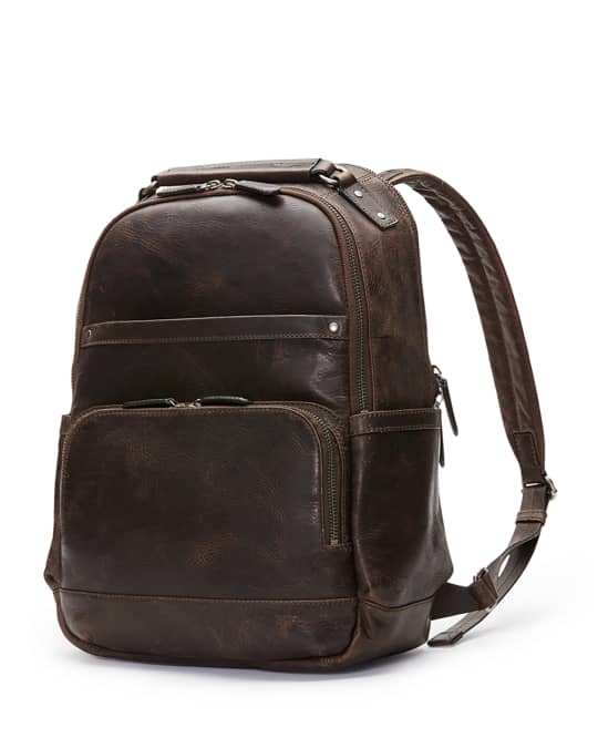 Frye logan cheap leather backpack