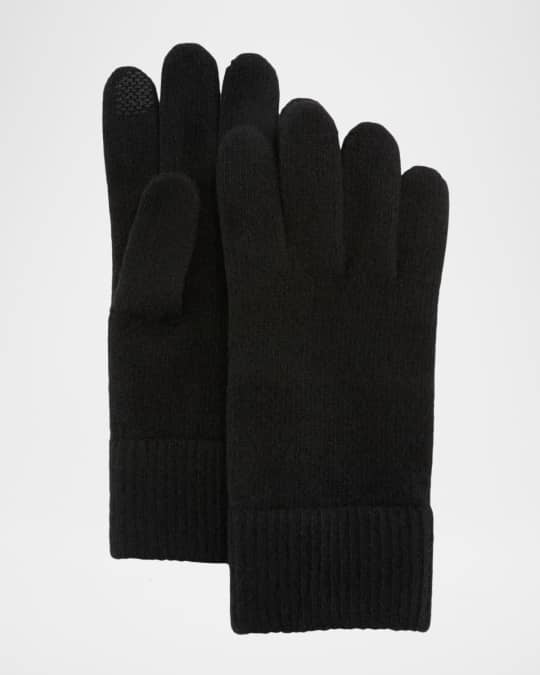 Portolano Cashmere Touchscreen Gloves Neiman Marcus