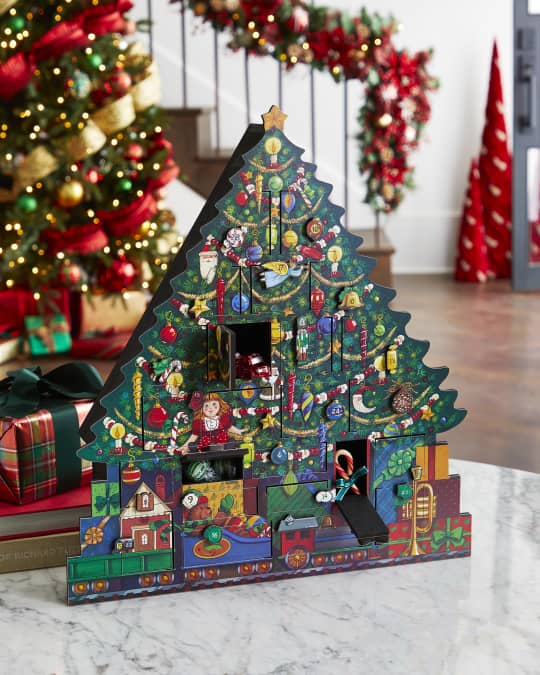 Byers' Choice Christmas Tree Advent Calendar Neiman Marcus