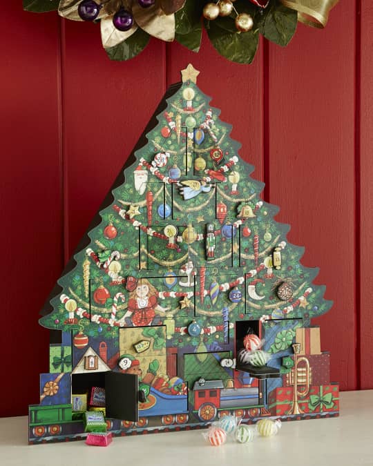 Byers' Choice Christmas Tree Advent Calendar Neiman Marcus