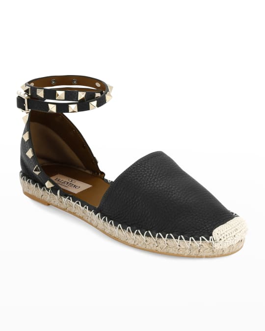 Rockstud Double Espadrille Flats
