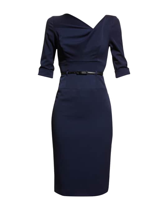Neiman marcus black top dress