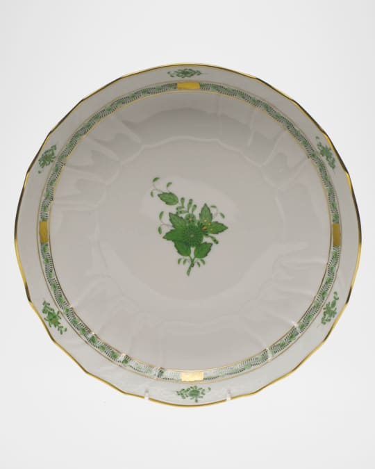 Chinese Bouquet Green Open Vegetable Bowl