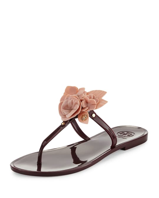 Blossom Flat Jelly Thong Sandal
