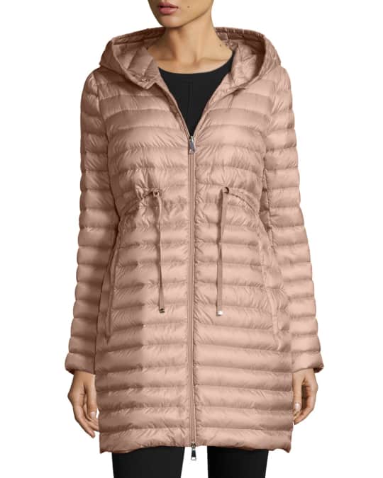 Moncler barbel best sale hooded puffer coat