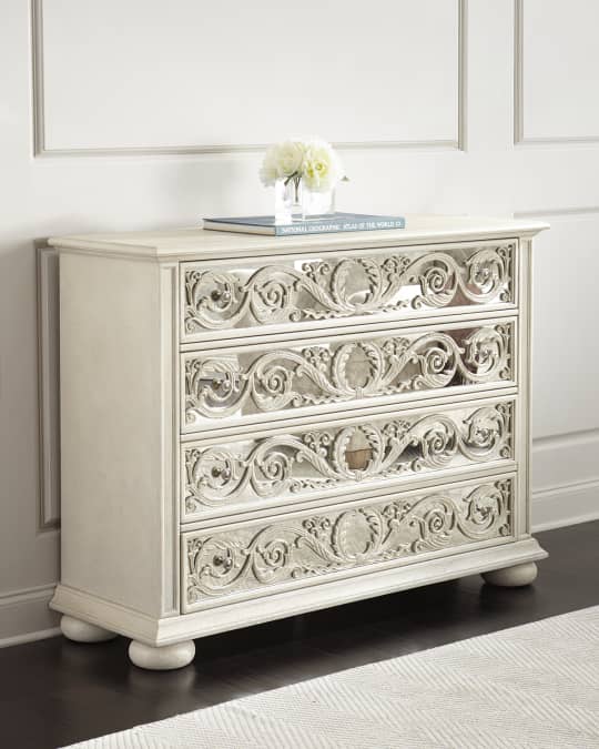 Bernhardt Lucienne Mirrored Chest Neiman Marcus