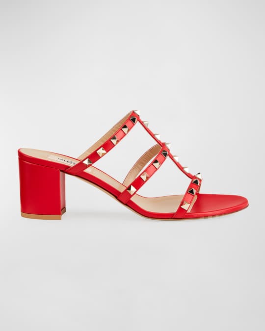 Rockstud Caged 60mm Slide Sandals