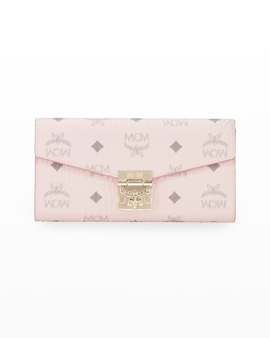 MCM Patricia Crossbody Wallet Visetos Pink