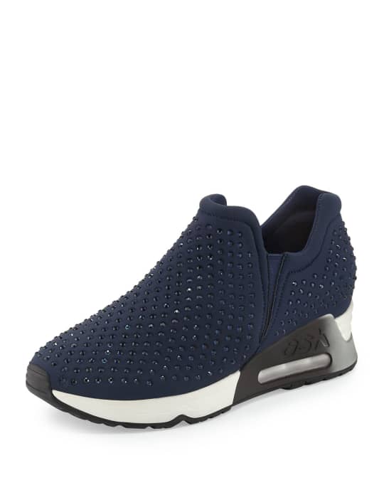 Lifting Crystal Slip On Sneakers