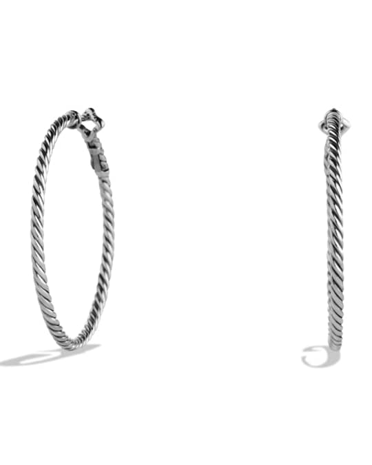 David Yurman Cable Classics Hoop Earrings | Neiman Marcus
