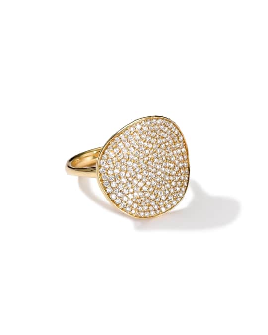CAREERING STARDUST (18K） Ippolita Stardust 18k Gold Floral Ring with Diamonds | Neiman Marcus