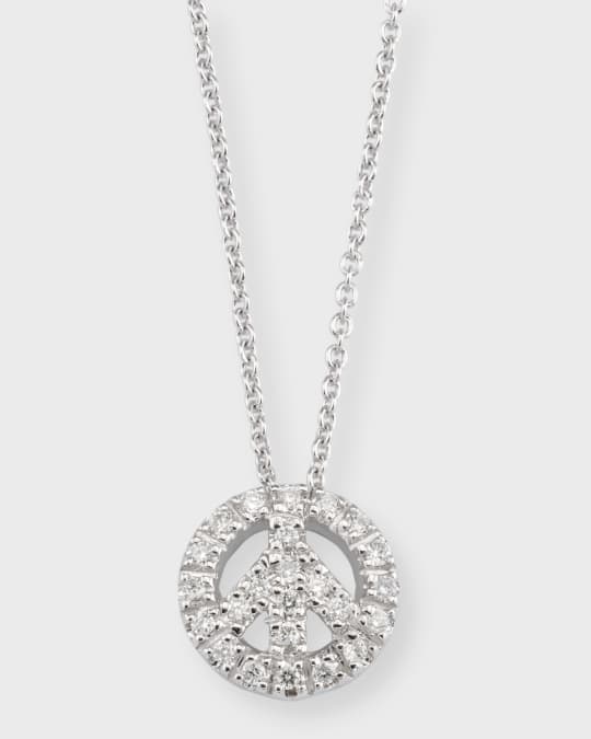 Roberto coin peace sign necklace store