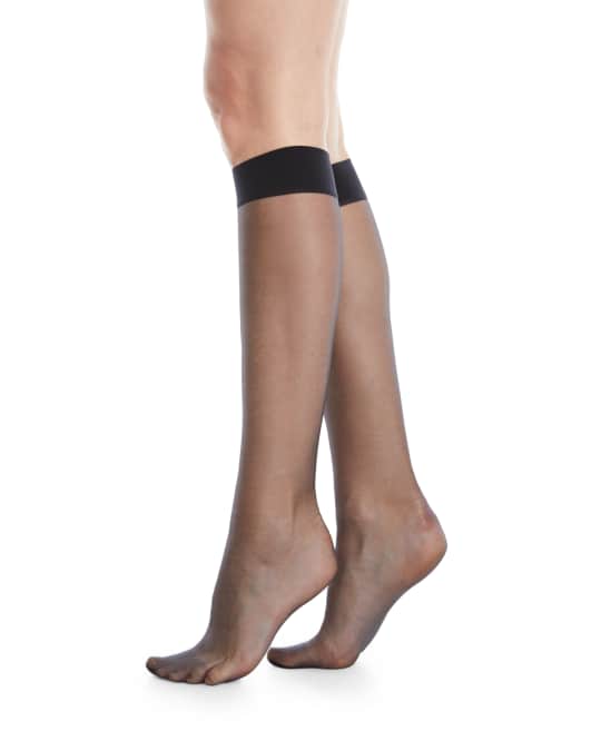 Wolford Nude 8 Sheer Knee-High Stockings | Neiman Marcus