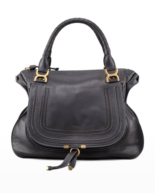 Marcie Large Leather Satchel Bag