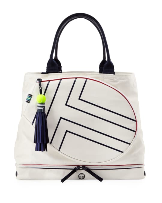 Tory Sport Tennis Coated Racket Tote Bag Neiman Marcus
