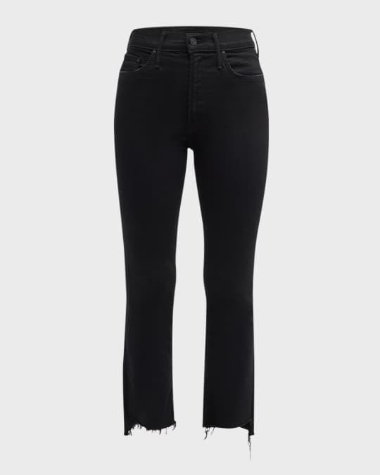 MOTHER The Insider Crop Step Fray Jeans | Neiman Marcus