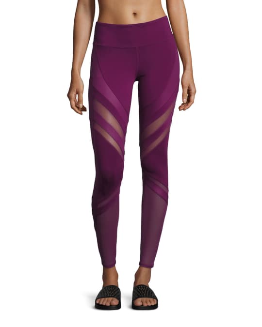 Epic Matte Glossy Mesh Leggings