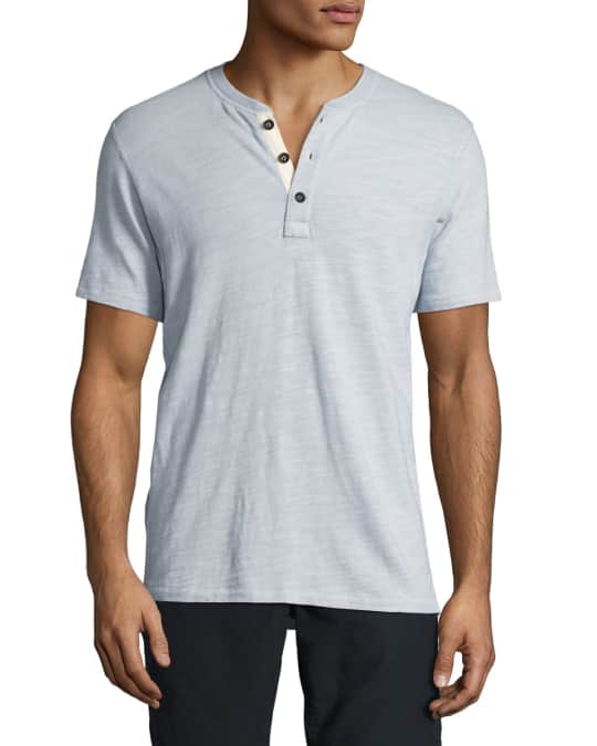 Rag & Bone Men's Standard Issue Short-Sleeve Henley T-Shirt | Neiman Marcus